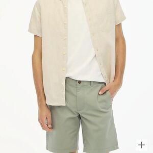 J. Crew Factory 9" flex chino short